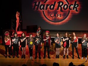 Supporting image for story: School rocks its audience with first show since Covid