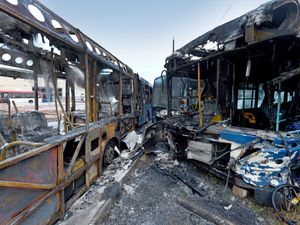 Supporting image for story: Diamond bus depot fire causes £200k damage