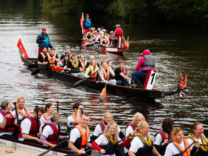 Supporting image for story: Dragon Boat Festival dubbed 'oarsome' success