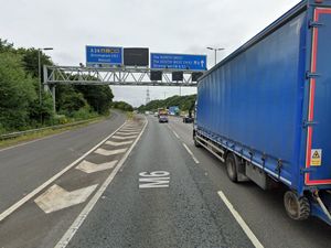 The M6 will see night-time closures for carriageway resurfacing works between junctions 7 and 10 and between junctions 12 and 13. Photo: Google Street Map