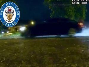Supporting image for story: WATCH: West Midlands Police stinger stops speeding Mercedes in police pursuit