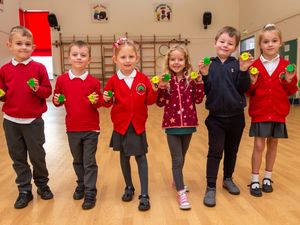 Supporting image for story: Bag tags gifted to Telford school help pupils shine bright 
