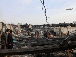 Supporting image for story: Rescuers search rubble of Kabul hospital hit by strike blamed on Pakistan