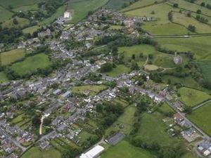 Supporting image for story: Clun bridge damaged after vandals paint over diversion signs