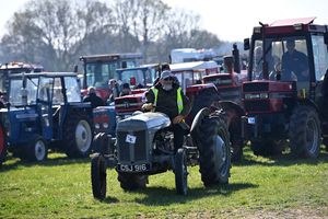 The tractor run gets underway