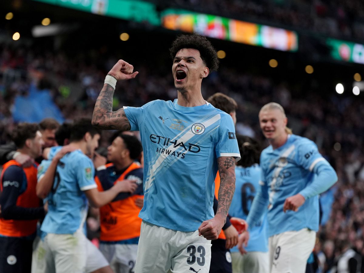 Nico O&rsquo;Reilly double sinks Arsenal to give Manchester City Carabao Cup glory