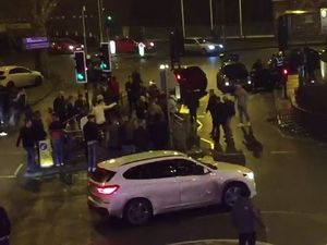 Supporting image for story: WATCH: Violence flares in Walsall town centre as trouble spills onto streets