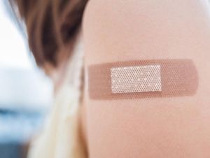 Supporting image for story: Scared of needles? Scientists have developed a patch which could replace traditional flu jabs