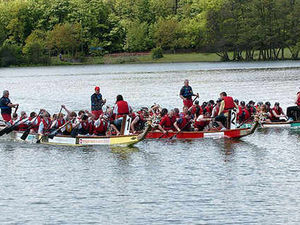 Supporting image for story: Dragon Boat race is a roaring success