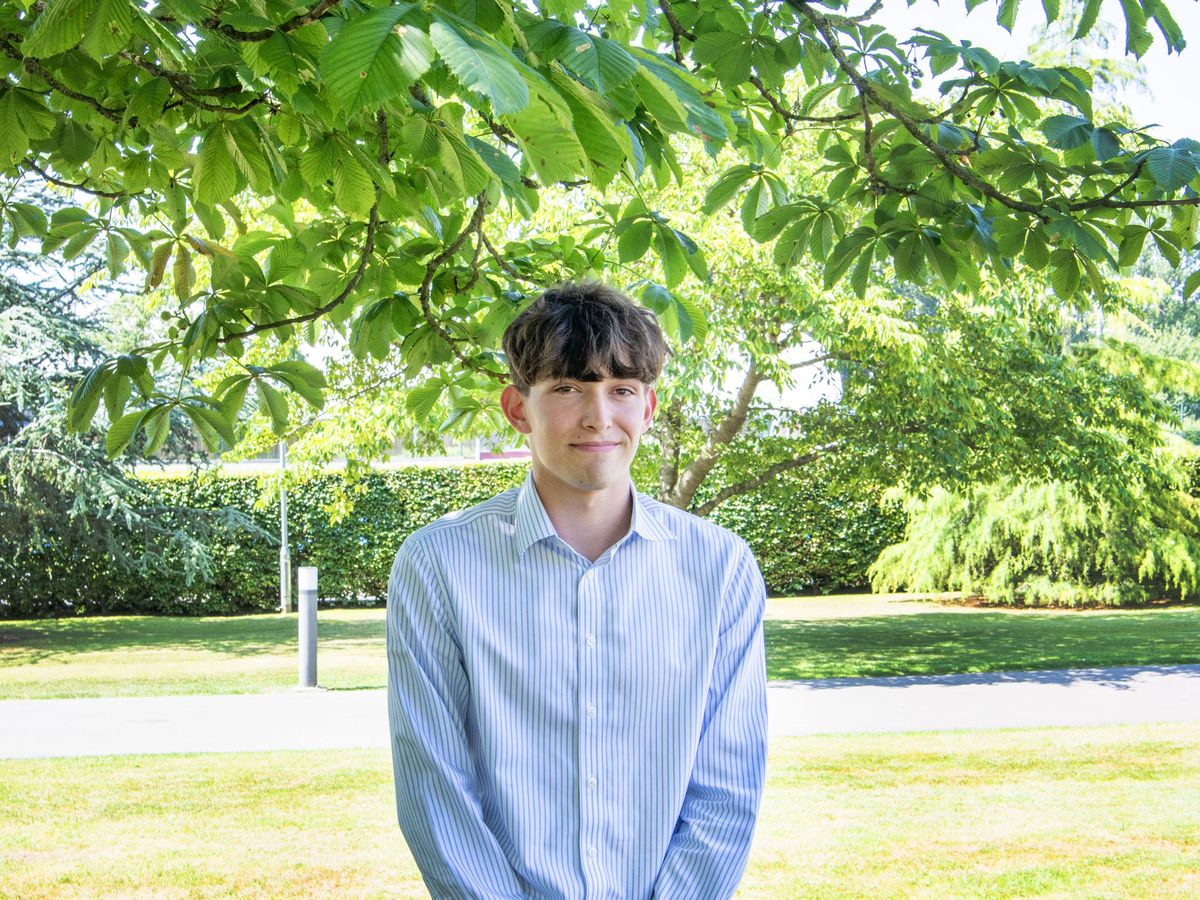Teenager wins university place after poolside chat led to life-changing bursary Teenager wins university place after poolside chat led to life-changing bursary