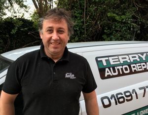 Meurig Davies before the head shave, which raised more than £1,000 for Nightingale House Hospice