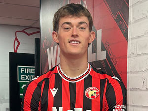 Supporting image for story: Walsall sign Bedford Town midfielder Jago Godden - and loan him to Drogheda United