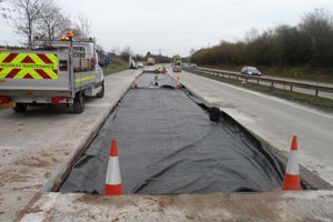 Supporting image for story: M54 reopens at junction 3 but one lane still closed