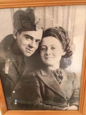 Betty with her husband Eric