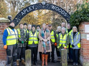 Supporting image for story: Apley Woods volunteers named 'Best of the Best'