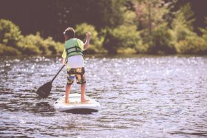 Supporting image for story: Dan Morris: Up the creek, but with a paddle