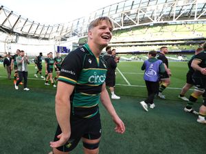Henry Pollock celebrates