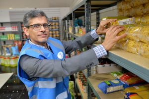 The food bank is only the second in the country by Humanity First