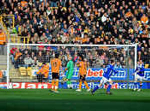 Wolves' survival hopes took another dip as they suffered their third straight defeat and lost winger Michael Kightly to injury.