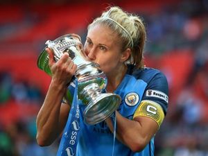 Supporting image for story: Jill Scott's screamer, throwing the trophy and all the other important stuff from the Women's FA Cup final