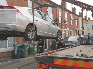 Supporting image for story: Seized: Car used to fly-tip 10 bags of waste in Walsall is taken away