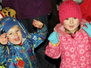 Supporting image for story: Thousands brave weather for Market Drayton lights switch-on