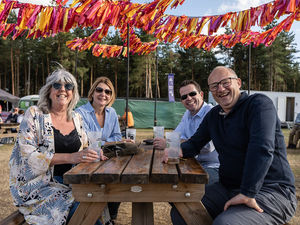 Concert goers enjoyed an evening of rock music with Snow Patrol headlining