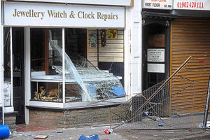 EV Beckett Jewellers was left devastated by looters