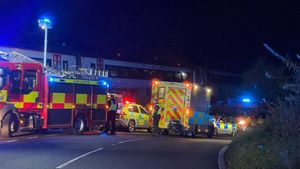 The scene of the crash. Photo: Peter Lewis