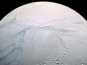 Supporting image for story: Scientists think life could exist on one of Saturn's moons