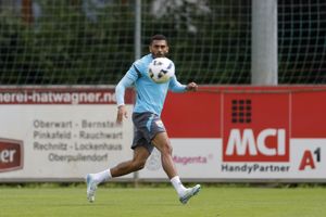 Karlan Grant during West Brom's pre-season camp in Austria (Photo by Adam Fradgley/West Bromwich Albion FC via Getty Images)