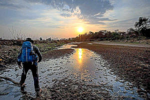 Chaz is now safely back home after being forced to cut short his solo trek.
