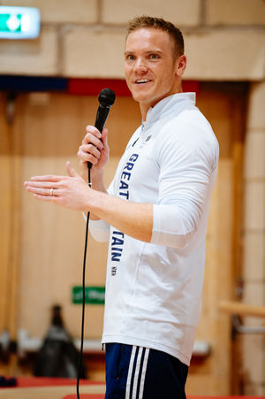 Alice's coach, Brett Ince