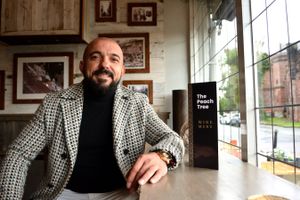 Peach Tree owner Lee Ozturk at the restaurant on Thursday, September 18, 2025.