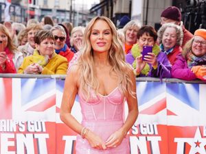 Supporting image for story: Amanda Holden braves cold in pink ensemble for Britain’s Got Talent auditions