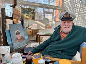 Lieutenant Richard Willis RN, at the age of 99 (Handout/PA)