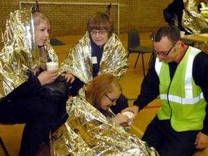 Supporting image for story: Emergency services in Ironbridge disaster training exercise