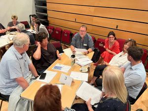 Businesses help launch “Make It Market Drayton” at packed event. Picture: Make It Market Drayton