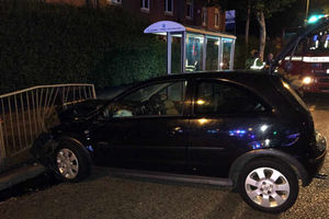 One of the cars involved. Photo: @BilstonFire