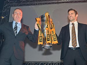 Supporting image for story: Wolves promotion heroes recall good times at Molineux