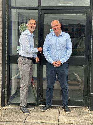 Chrisbeon partners Richard and Craig Hughes (right)