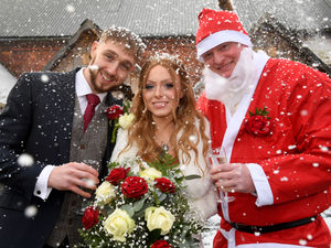 Supporting image for story: Telford woman with cancer gets her dream Christmas wedding for free as venue and suppliers pitch in