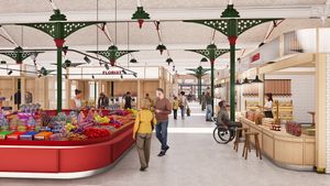 Latest artist’s impressions of how the market will look.