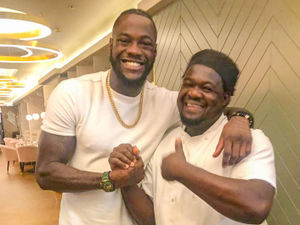 Supporting image for story: Heavyweight world champion boxer Deontay Wilder's knockout meal at Birmingham restaurant 