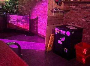 The Baby Jaws machine at Red By Night at the Waterfront