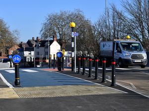 Supporting image for story: 'Hooray! Town centre road is at last open to two-way traffic' - says Willenhall councillor as £2.5million project nears completion