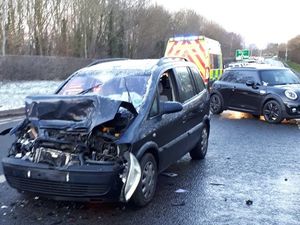 Supporting image for story: Two ambulances sent to Telford rush-hour crash
