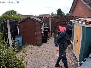 Supporting image for story: Can you identify this ninja suspect? Shropshire police appeal after tools raid