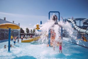The Splash park at Unity Beach.