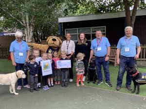 Supporting image for story: Round of 'appaws' as nursery raises nearly £3,000 for Guide Dogs and prepare to name pup